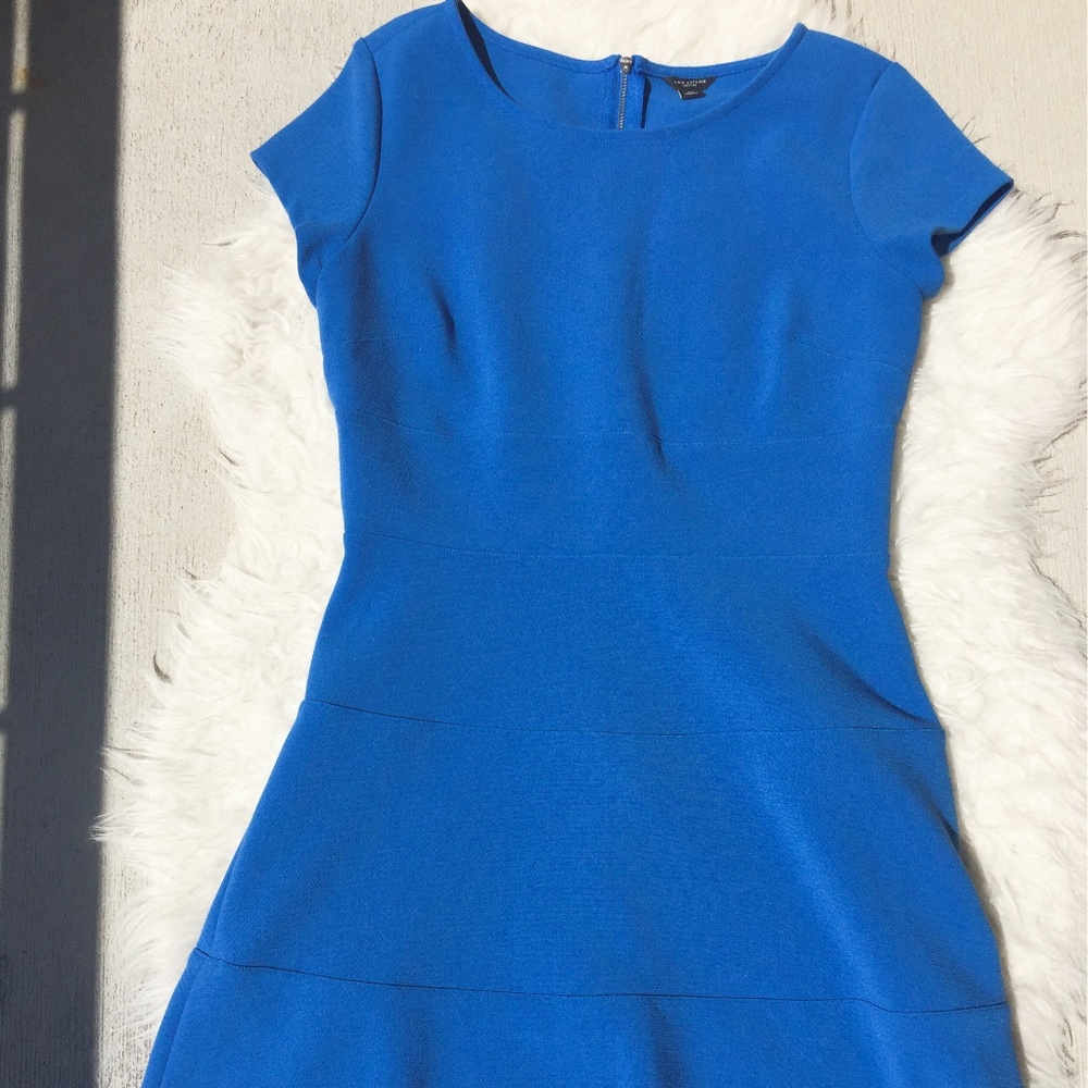 SOLD - Ann Taylor Bright Blue Cute Dress